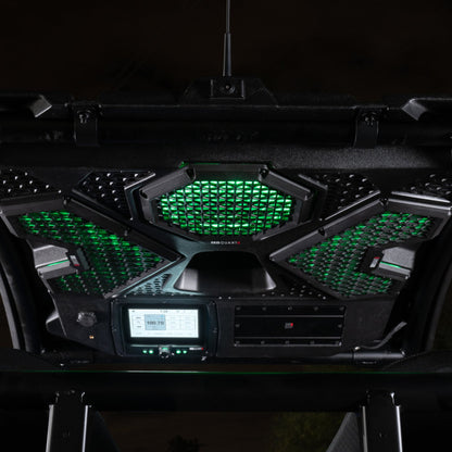 MB Quart MBQRT2-S7R 7-Speaker Polaris RZR Trail Carplay Audio Roof+Sub+Amp+Light