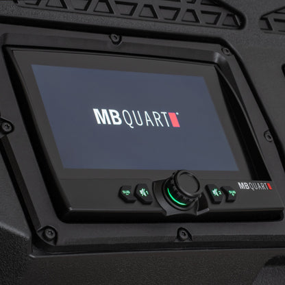 MB Quart MBQRT2-S7R 7-Speaker Polaris RZR Trail Carplay Audio Roof+Sub+Amp+Light