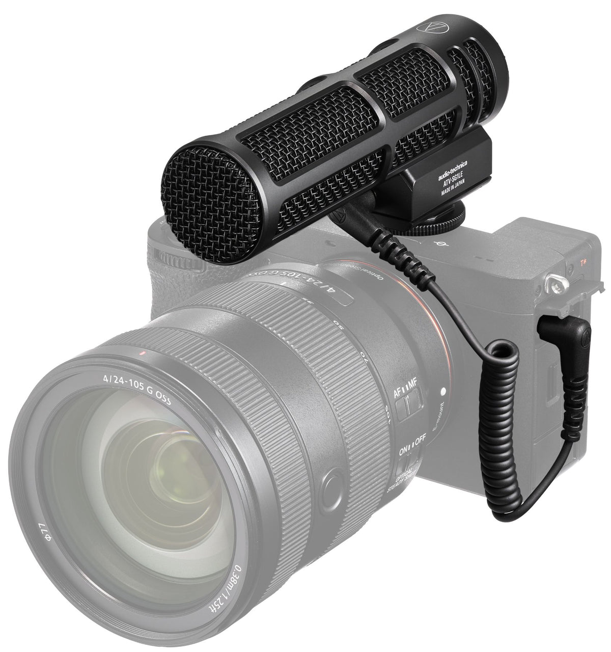 Audio Technica ATV-SG1LE Mono On-Camera Shotgun Microphone w/Plug in Power
