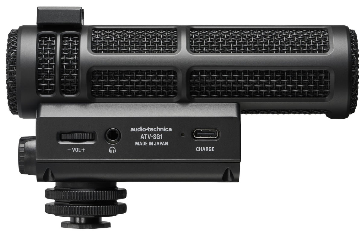 Audio Technica ATV-SG1 Professional Mono On-Camera Shotgun Microphone w - Li-ION