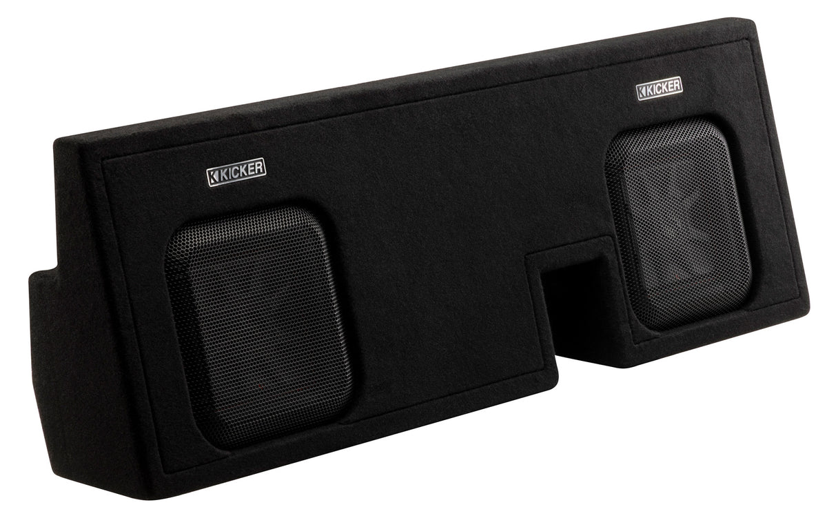 Kicker 51KTDL7T102 L7T Dual 10" Subwoofers+Box Fits 2005-2023 Toyota Tacoma 4 Dr