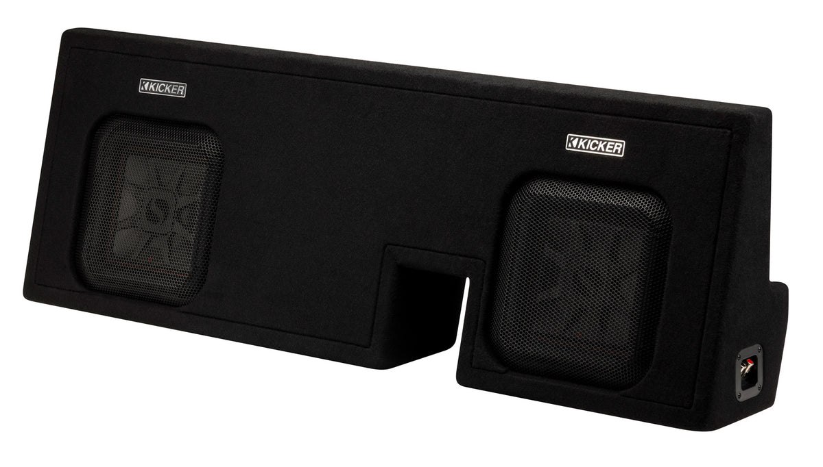 Kicker 51KTDL7T102 L7T Dual 10" Subwoofers+Box Fits 2005-2023 Toyota Tacoma 4 Dr