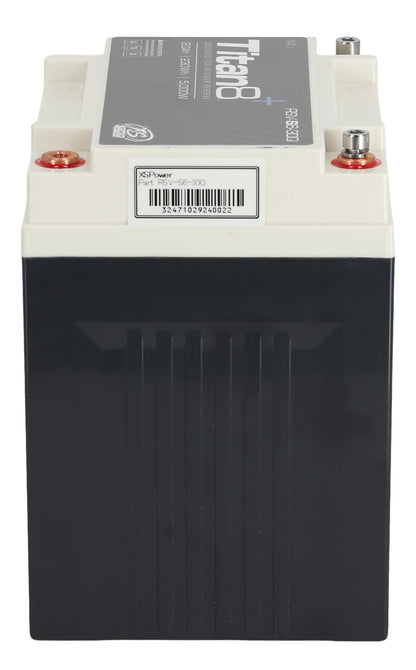 XS Power RSV-S6-30Q 5000w Titan 8 14 Volt LTO Lithium Car Battery, Max 1000Amps