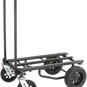 Rock N Roller R12STEALTH R12 Black 500lb Capacity DJ PA Equipment Transport Cart