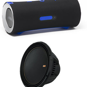 Memphis Audio MOJO 1512 15" 3000w Competition Subwoofer+Alpine Bluetooth Speaker