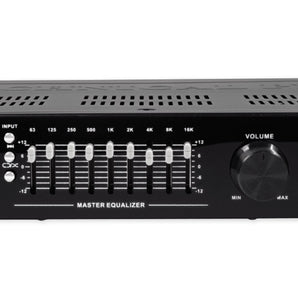 Technical Pro Bluetooth USB/SD Preamp Mixing Recorder w/2 Mic Inputs+9 Band EQ