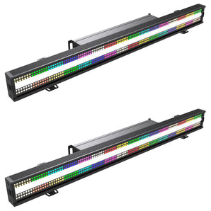 2) American DJ Jolt Bar FX2 SMD LED DMX Strobe/Blinder/Wash Up Effect Light Bars