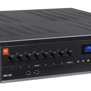 JBL VMA260 120-Watt 70 Volt 70V Mixer/Amplifier with Bluetooth 8 Channel Inputs