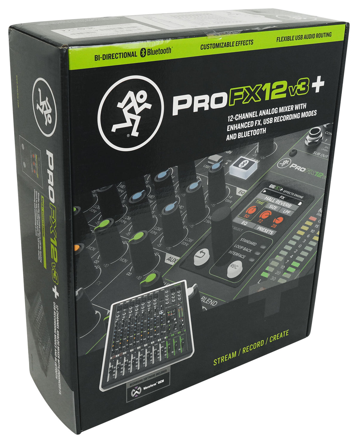 ProFX12v3+ Mixer with Fitted Dust Cover