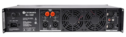 Crown XLi1500 Amplifier + (2) Rockville SPGN158 15in Speakers + Stands + Cables