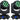 (2) American DJ ADJ VIZI HEX WASH 7 RGBWA+UV LED Wireless DMX Moving Head Lights