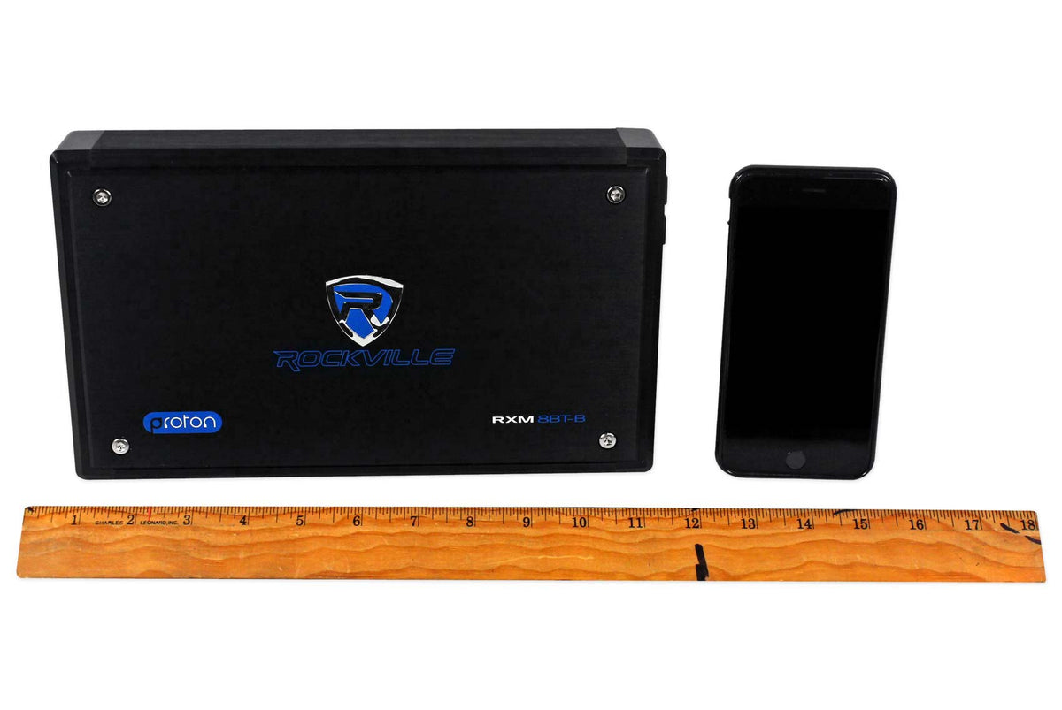 RXM8BTB Marine Amplifier + 4-Zone Level Control Bundle