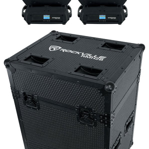 (2) Chauvet DJ Intimidator Spot 375ZX LED DMX Moving Head Lights + Black Case