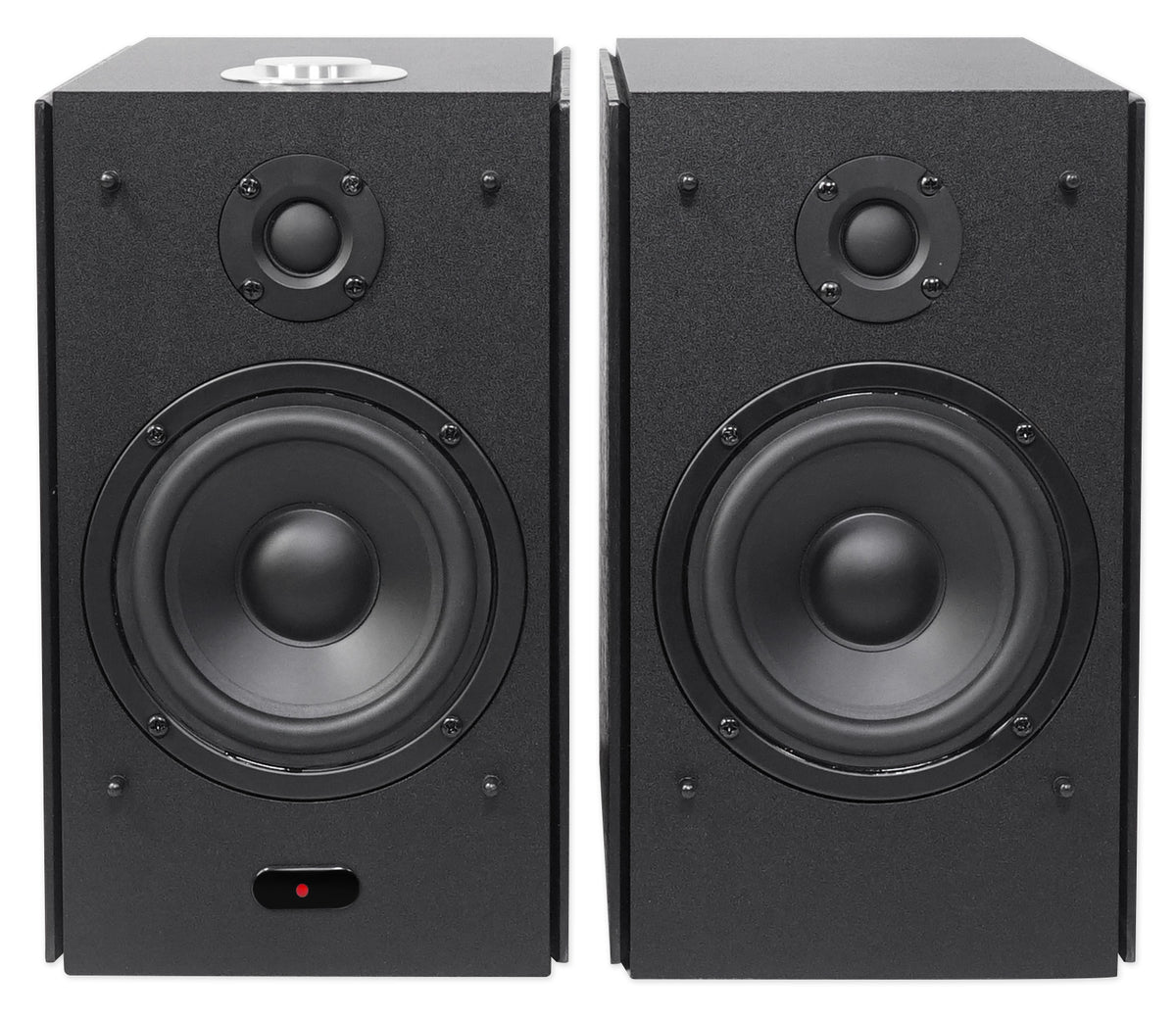 (2) HD5B 5" Powered Bluetooth Bookshelf Speakers w/37" Stands