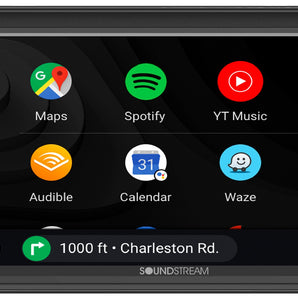 Soundstream VRCPAA-7DR 7" Car Monitor DVD/CD/Carplay/Android/Bluetooth Receiver