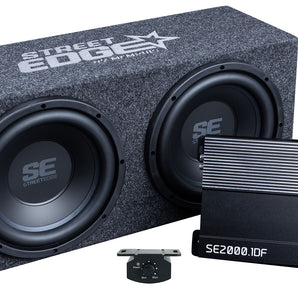 Memphis Audio SE210 10" 200 Watt RMS Car Subwoofer+Amplifier+Sub Box Enclosure