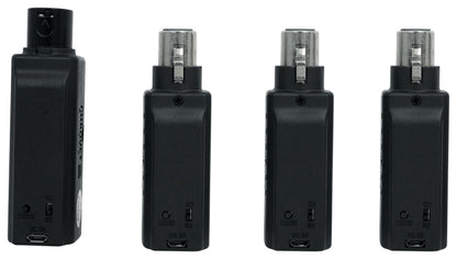 D-Fi XLR Pack w/(3) Receivers+Charger+DJ Gear Backpack