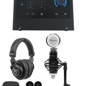 1-Person Podcast Podcasting Recording Kit w/Presonus Quantum ES2 Interface