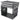 ProX X-8UE MKII 8-Space Pro Audio DJ Effects Rack Case 14" depth/Dual Rack Rails