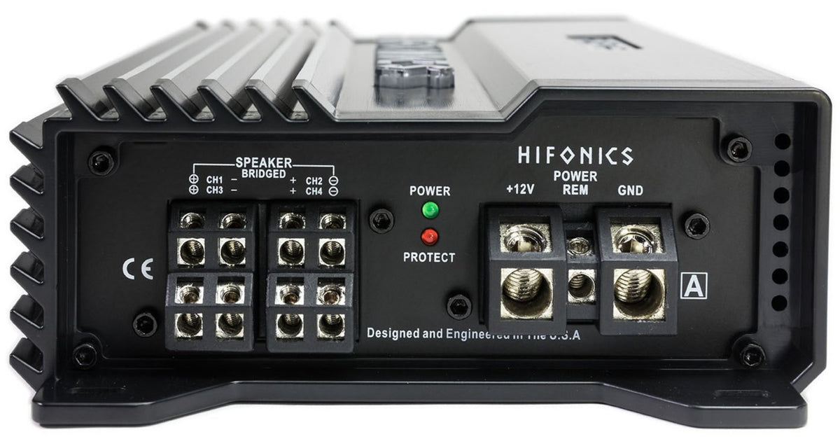 Hifonics A1200.4D 1200 Watt 4-Channel Amplifier Class D Car Stereo Amp