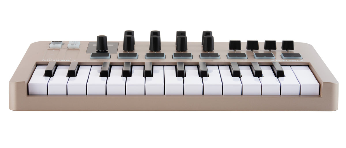 Arturia MiniLab 3 Champagne Limited Edition 25 key MIDI USB Keyboard Controller