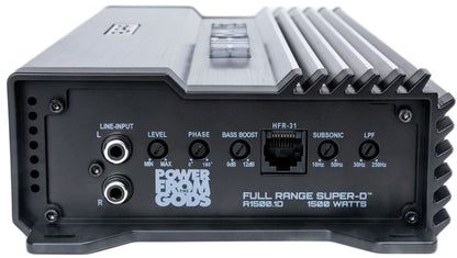 Hifonics A1500.1D 1500 Watt Mono Amplifier Class D 1-ohm Car Stereo Amp