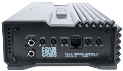 Hifonics A2000.1D 2000 Watt Mono Amplifier Class D 1-ohm Car Stereo Amp