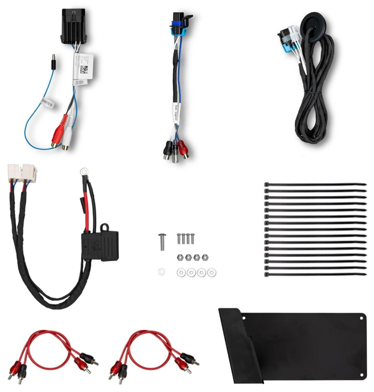MB Quart MBQRG-SUB-ACC-1 Polaris Ranger Wiring+Amp Plate Kit to add Subwoofer
