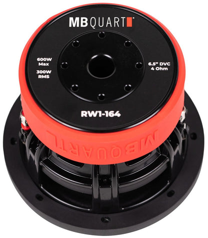 MB Quart RW1-164 6.5" Subwoofer 300w RMS / 600w Peak DVC 4 Ohm Car Audio Sub