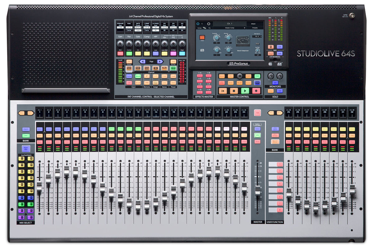 Presonus STUDIOLIVE 64S 64-Channel/43-Bus Digital Mixer+Recording Interface