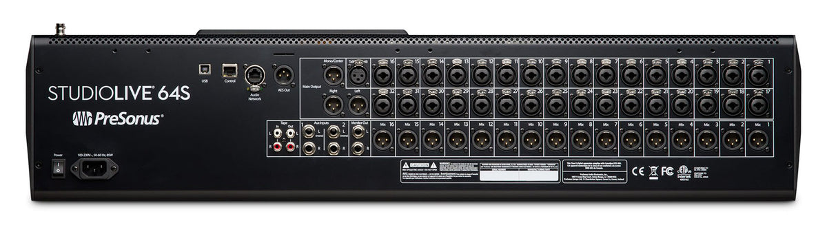 Presonus STUDIOLIVE 64S 64-Channel/43-Bus Digital Mixer+Recording Interface