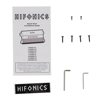 Hifonics A1200.4D 1200 Watt 4-Channel Amplifier Class D Car Stereo Amp