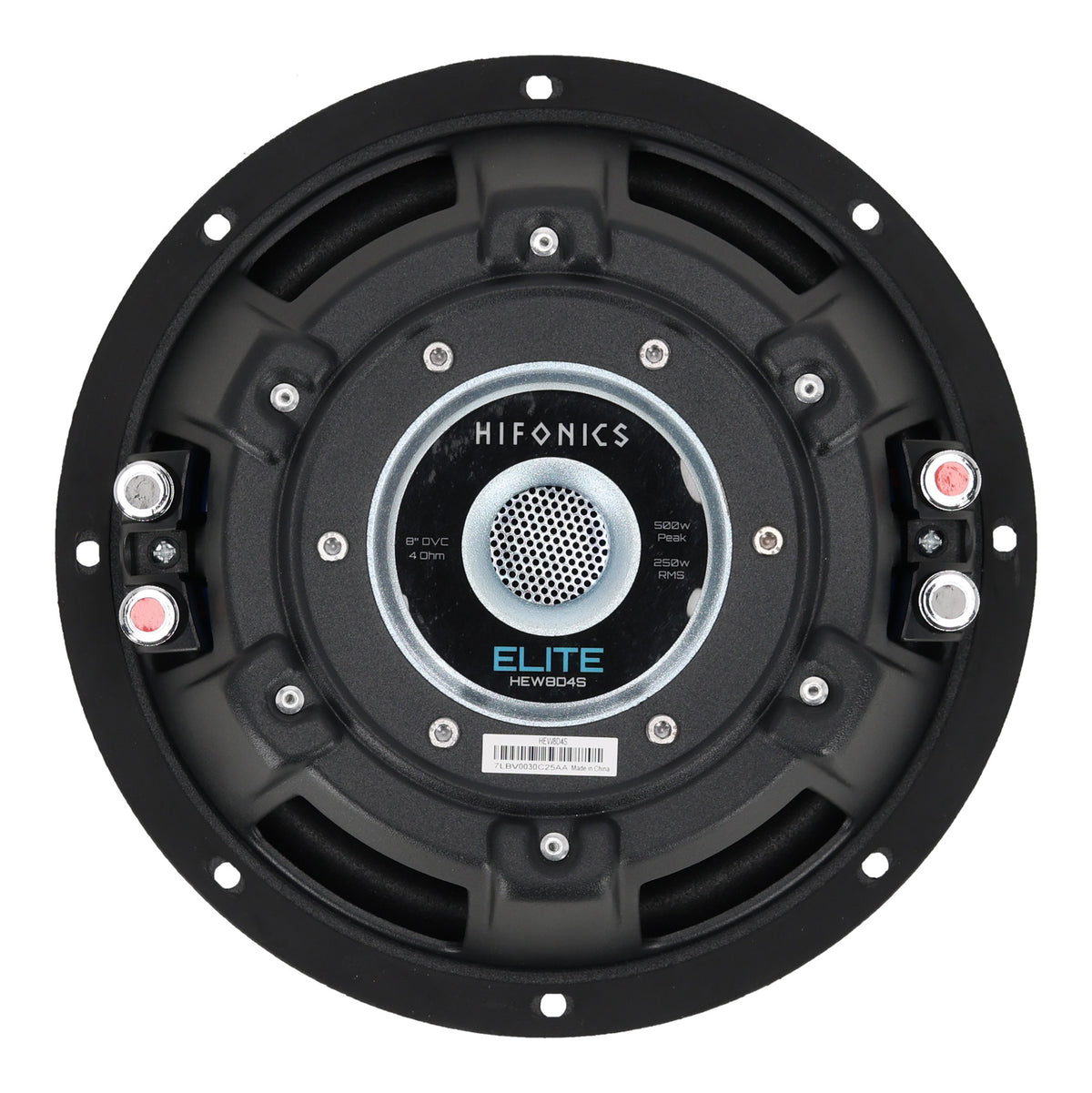 Hifonics HEW8D4S 8" 250 Watt RMS Shallow Subwoofer DVC 4 Ohm Slim Car Audio Sub