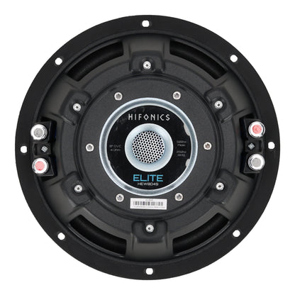 Hifonics HEW8D4S 8" 250 Watt RMS Shallow Subwoofer DVC 4 Ohm Slim Car Audio Sub