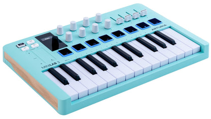 Arturia MiniLab 3 Aquamarine 25-Key MIDI Music Production Keyboard Controller