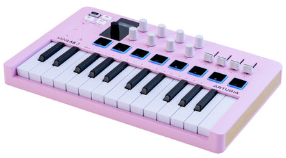 Arturia MiniLab 3 Rose Quartz 25-Key MIDI Music Production Keyboard Controller