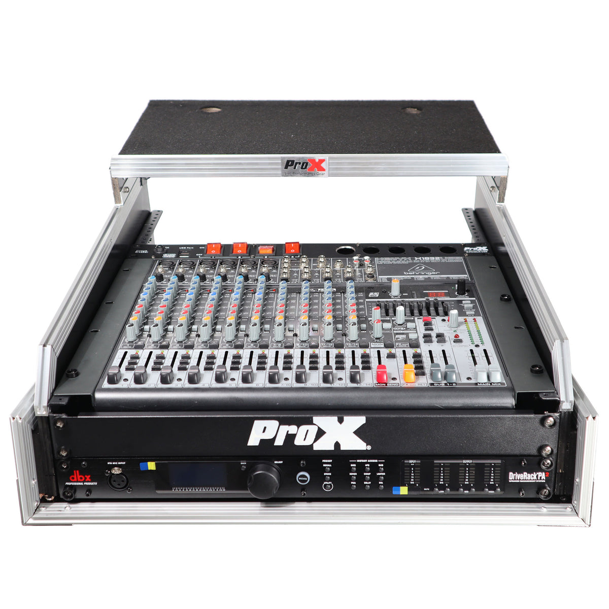 ProX T-2MRSS13ULT MK2 19" Rackmount Mixer 13U Top / 2U Front (3 Removable Doors)