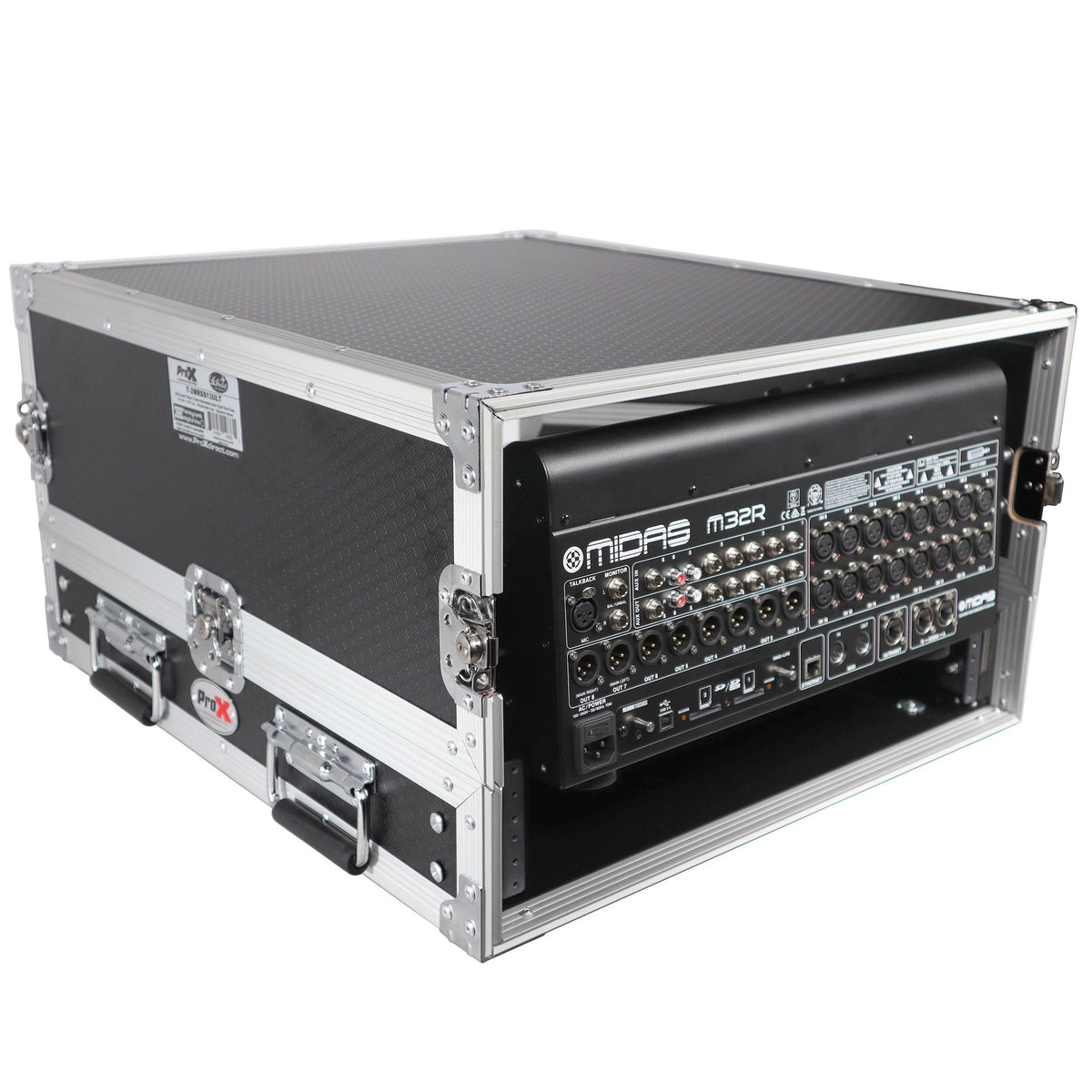 ProX T-2MRSS13ULT MK2 19" Rackmount Mixer 13U Top / 2U Front (3 Removable Doors)