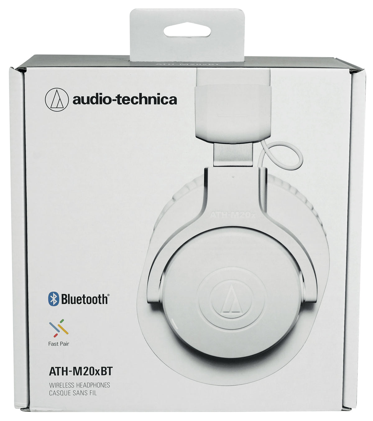 Audio Technica ATH-M20xBTWH White Bluetooth Wireless Headphones - 40MM Drivers