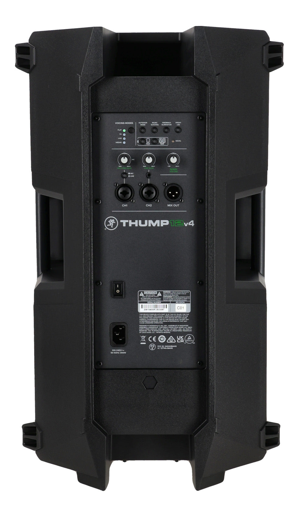 Mackie Thump12 V4 12” 1400 Watt Powered Active DJ PA Speaker w/Bluetooth