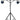 American DJ Accu-Stand LTS2 AS Aluminum 12' T-Bar Tripod Lighting Stand ADJ