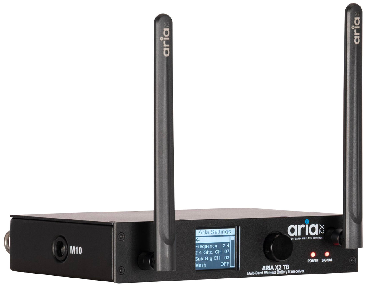 American DJ Aria X2 TB Rechargeable Wireless DMX Transceiver ADJ