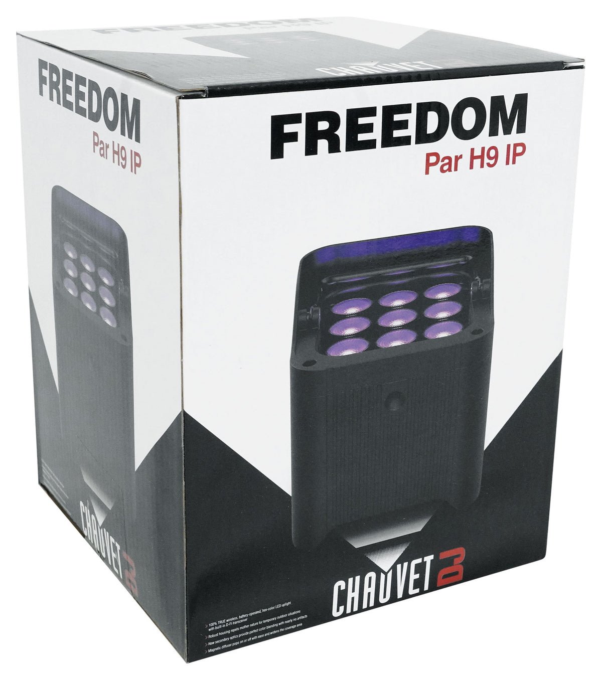 Chauvet DJ Freedom Par H9 IP RGBAW+UV Wireless DMX Battery Par Can Wash Up-light