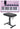 Arturia MiniLab 3 Rose Quartz MIDI Keyboard Controller+Hydraulic Air Lift Bench
