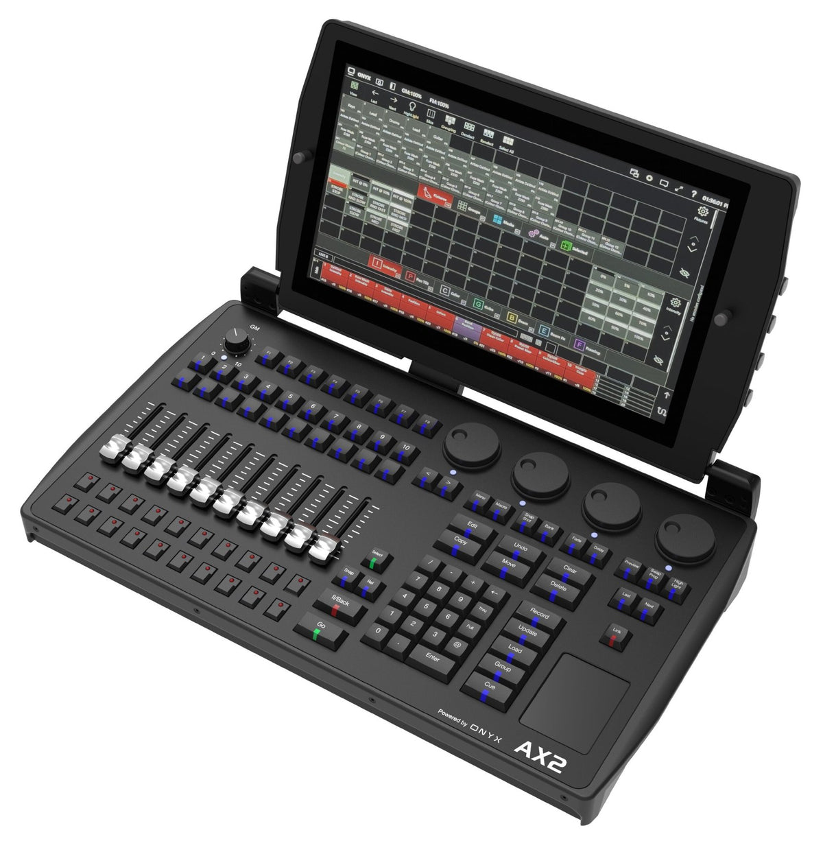 American DJ AX2 Lighting Controller Powered by ONYX Obsidian Control Systems ADJ