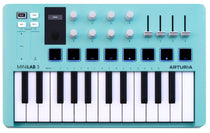Arturia MiniLab 3 Aquamarine 25-Key MIDI Music Production Keyboard Controller