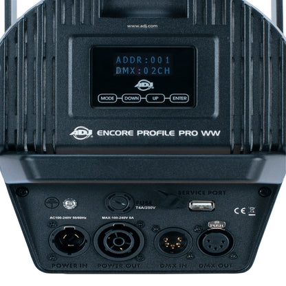 American DJ ADJ ENCORE PROFILE PRO WW 260 Watt LED DMX Ellipsoidal Spotlight