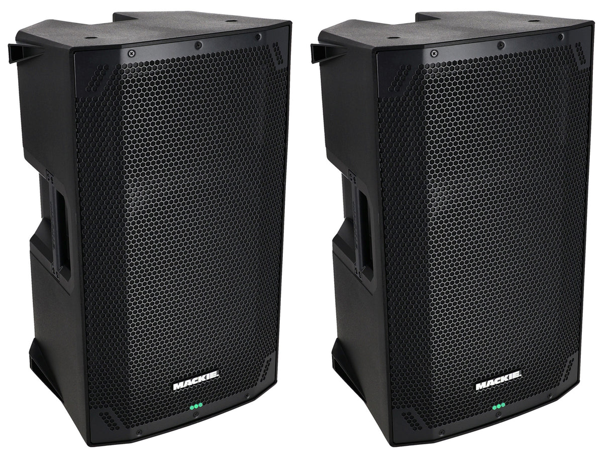 (2) Mackie Thump12 V4 12” 1400 Watt Powered Active DJ PA Speakers w/Bluetooth