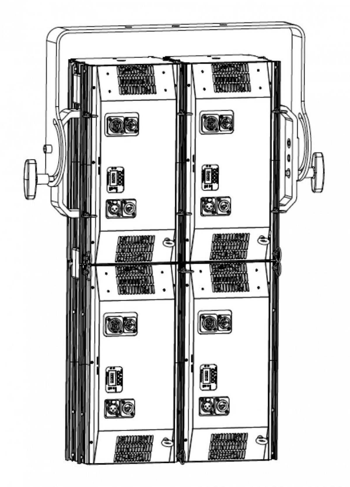 American DJ ENC-RB4 Optional Rigging Bracket And Hardware For Encore Burst 200