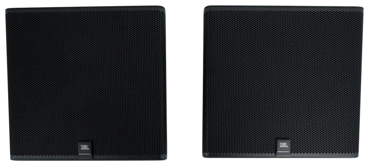 Pair JBL SLP12/T-BK Sleek Low-Profile On Wall Mount 3" 70v Commercial Speakers